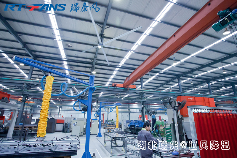 7.3米工業(yè)大風(fēng)扇為什么覆蓋面積可達(dá)1000平米以上？